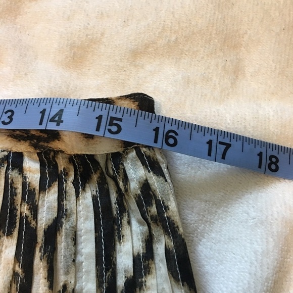 Talbots animal print skirt sz M. Lined with side zipper. Old Money, Boho - Picture 6 of 6